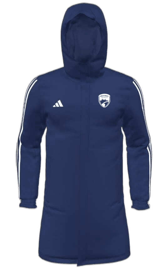 GOLD COAST UNITED Mi Adidas 23 Stadium Jacket Mens (HT6465-NAVY) GOLD COAST UNITED Adidas Club Zone