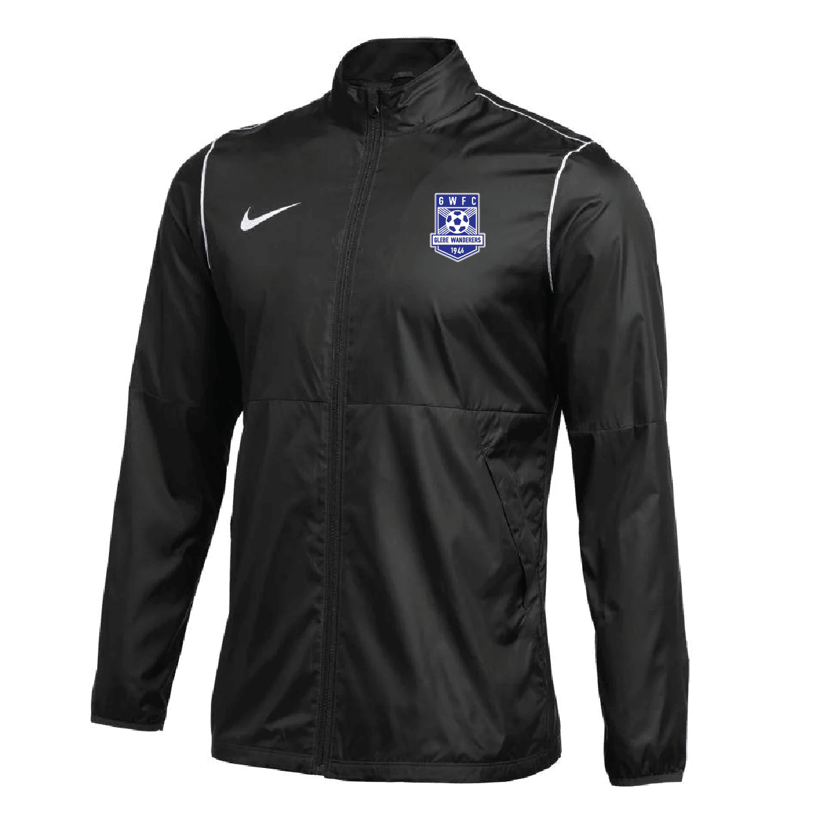 GLEBE WANDERERS FC Men's Repel Park 20 Woven Jacket (BV6881-010) GLEBE WANDERERS FC Nike Club Zone