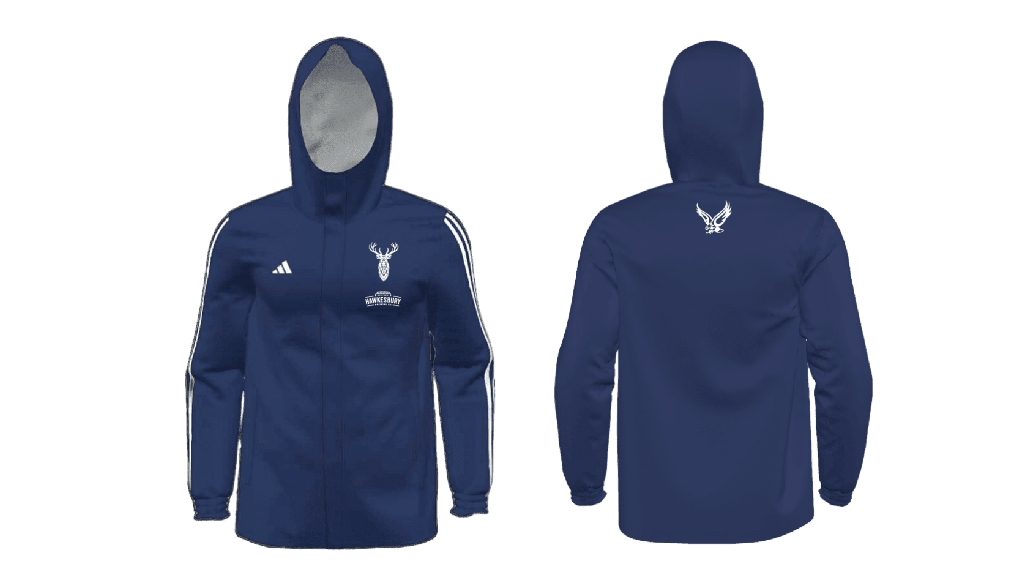 GORDON NORTH SYDNEY HOCKEY CLUB Mi Adidas 23 All Weather Jacket Mens (HT6466-NAVY) GORDON NORTH SYDNEY HOCKEY CLUB Adidas Club Zone