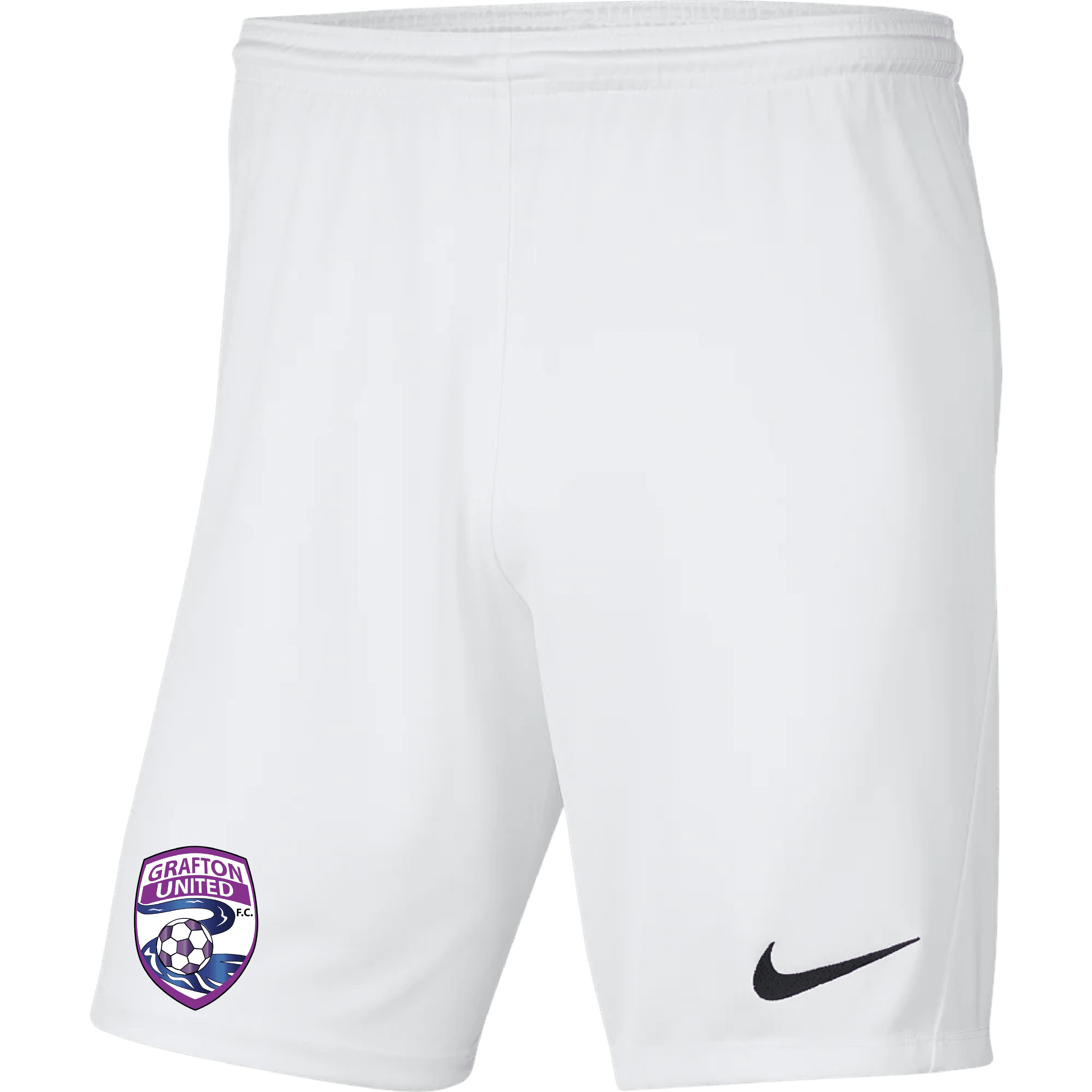 GRAFTON UNITED FC Men's Park 3 Shorts (BV6855-100) GRAFTON UNITED FC Nike Club Zone