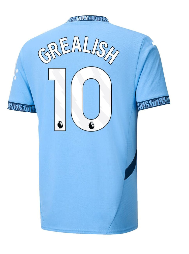 Manchester City Home Jersey 24/25 - Custom Printing - WHITE