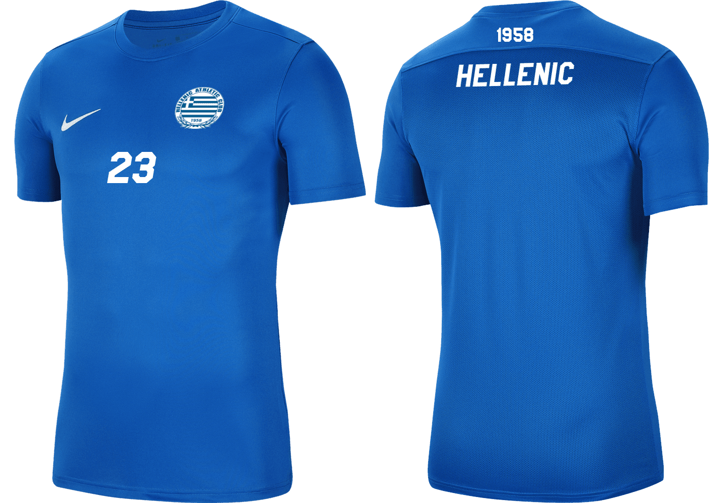HELLENIC AC Men's Park 7 Jersey - Mens Training Kit HELLENIC AC Nike Club Zone