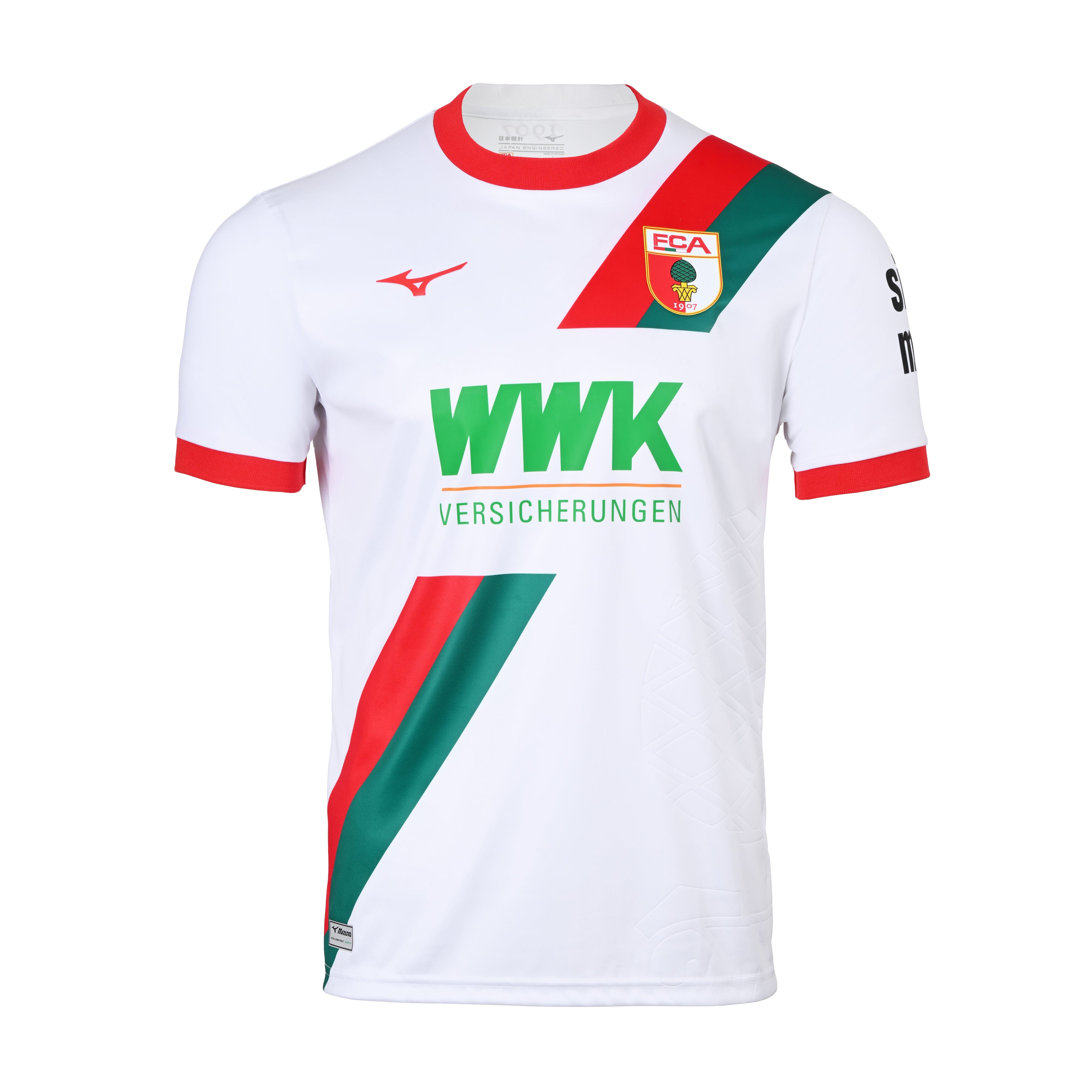 FC Augsburg 25/26 Home Jersey (P2GACX1001) Apparel Mizuno