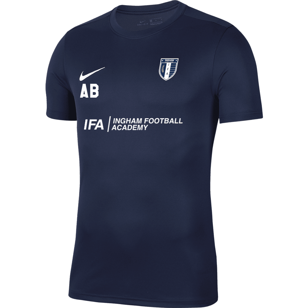 INGHAM FOOTBALL ACADEMY Youth Park 7 Jersey (BV6741-410) INGHAM FOOTBALL ACADEMY Nike Club Zone