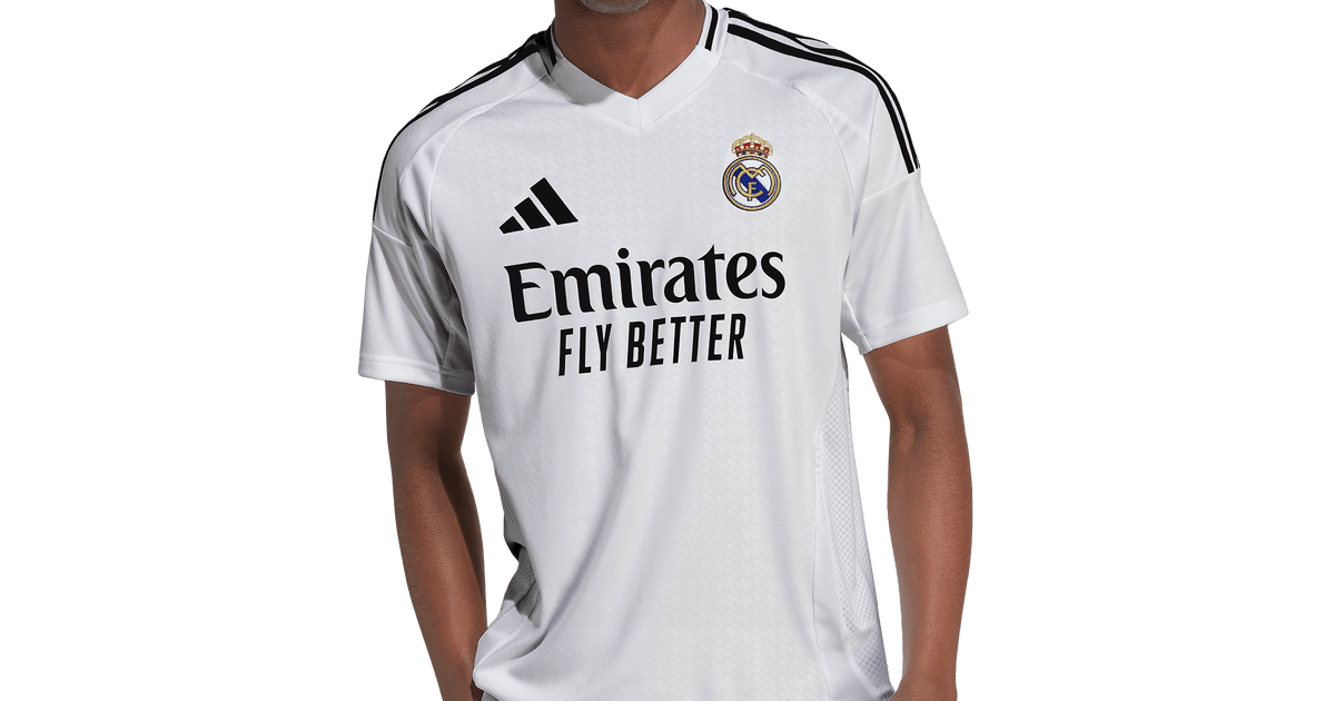 ★★Adairs★★ Real Madrid 2425  Jersey IU5011 adidas Men's Real Madrid 24/25 Home Jersey | IU5011 - Goal