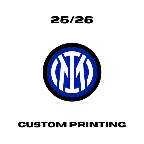 Inter Milan 25/26 - Custom Printing Customisation Ultra Football