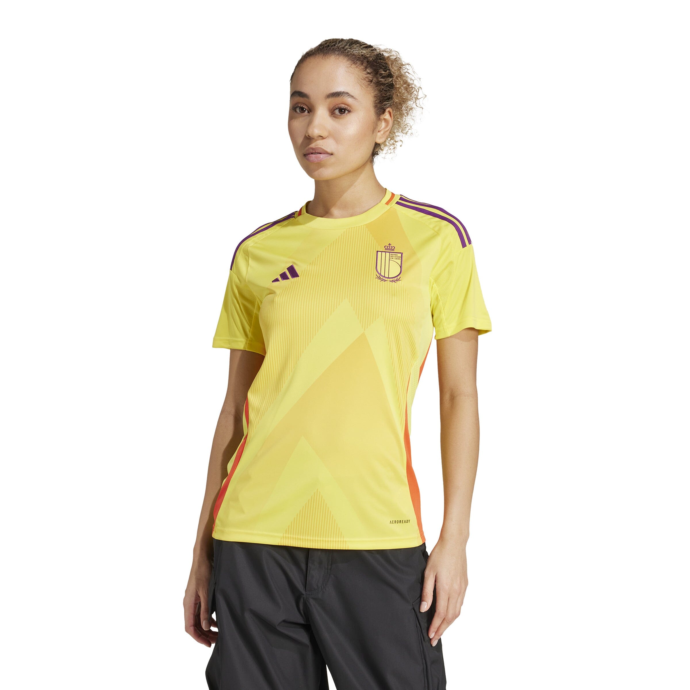 Belgium 2025 Womens Away Jersey - Womens Team (JD7436) Apparel Adidas