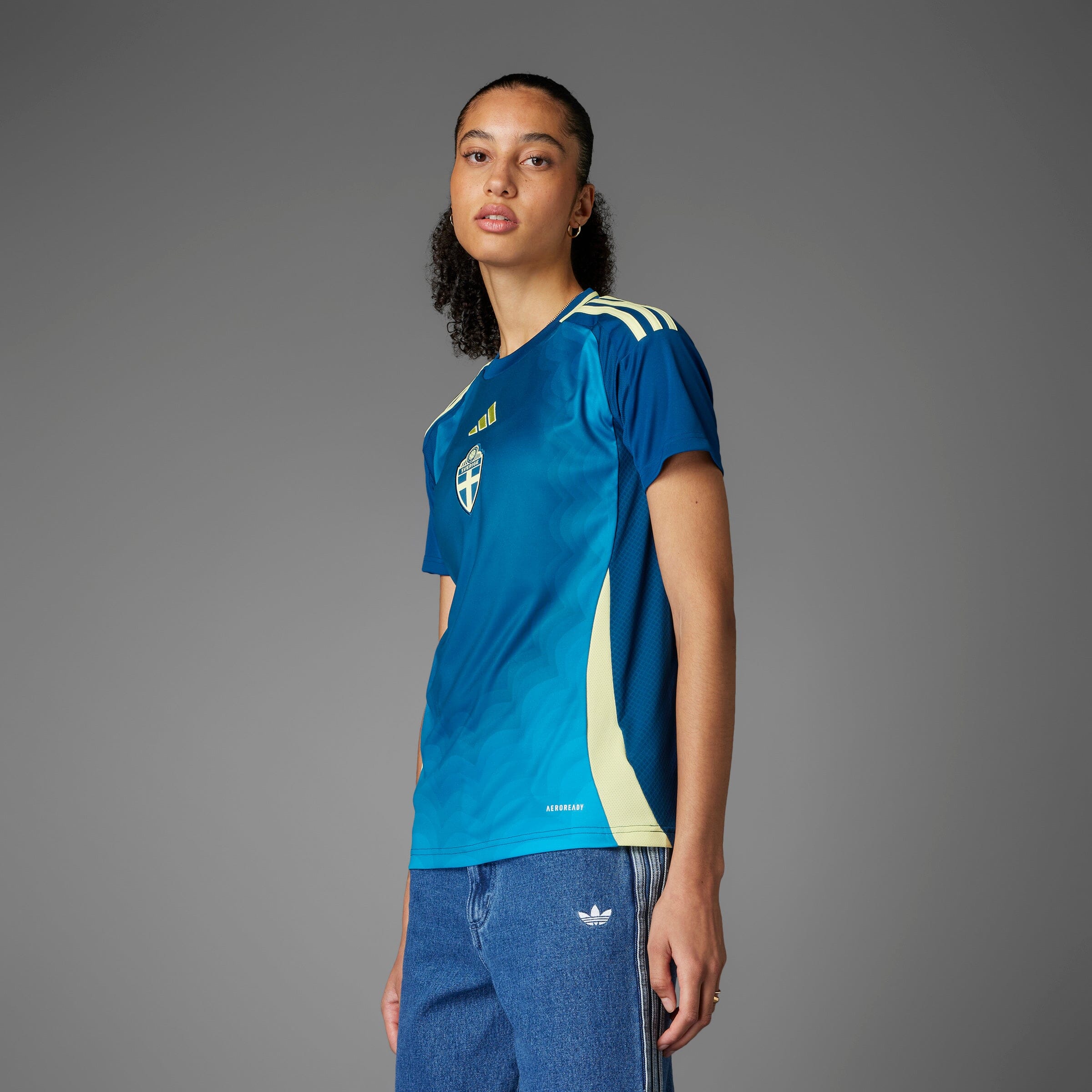 Sweden 2025 Womens Away Jersey - Womens Team (JF0535) Apparel Adidas