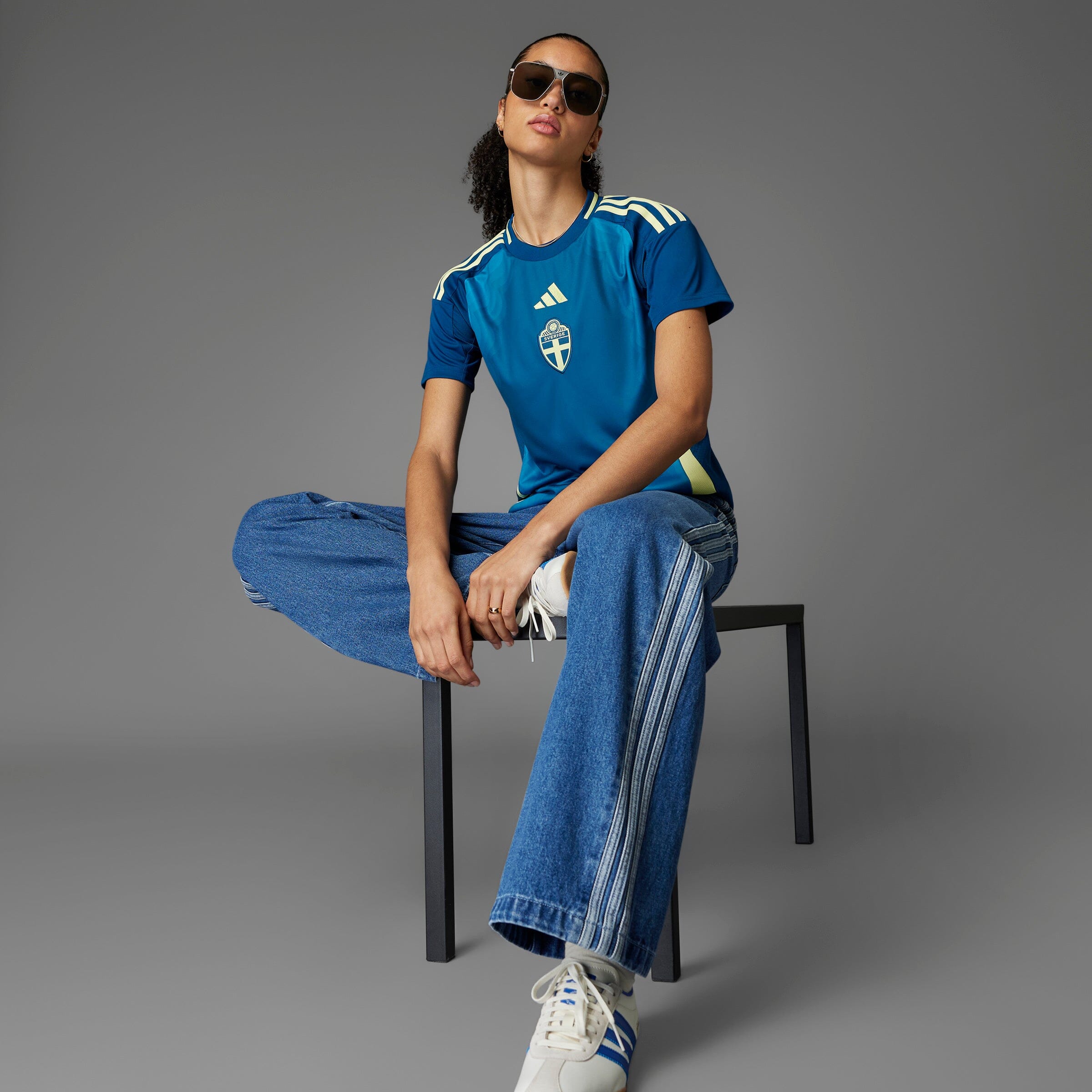 Sweden 2025 Womens Away Jersey - Womens Team (JF0535) Apparel Adidas