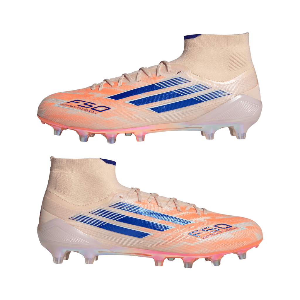 F50 Sparkfusion Elite Mid Women's FG/AG - Coral Blaze Pack (JH7647)