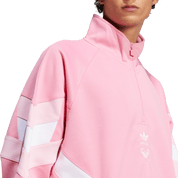 Inter Miami CF Half-Zip Crew Sweatshirt (JI6907) Apparel Adidas