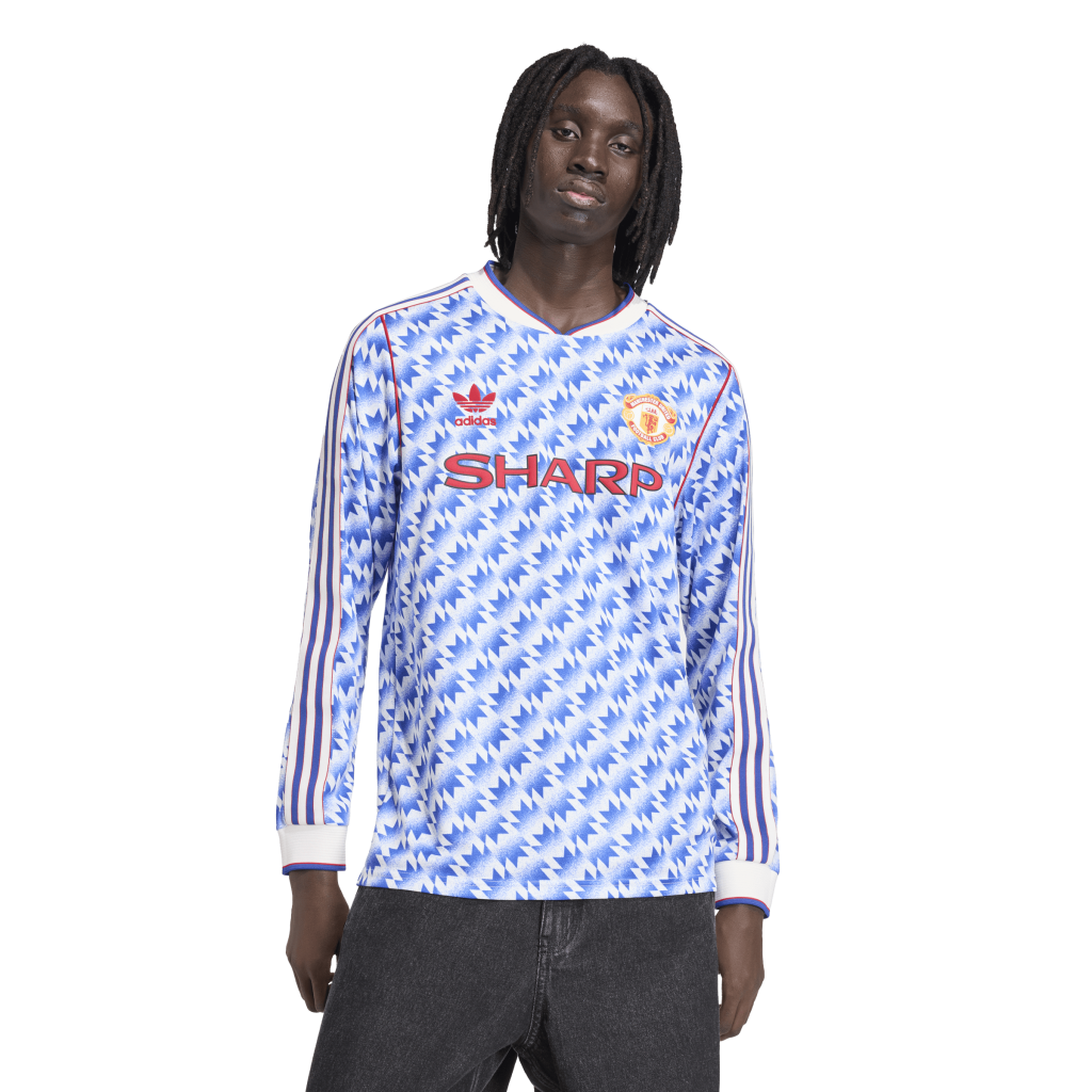 Manchester United 90/92 Long Sleeve Away Jersey (JM5498)