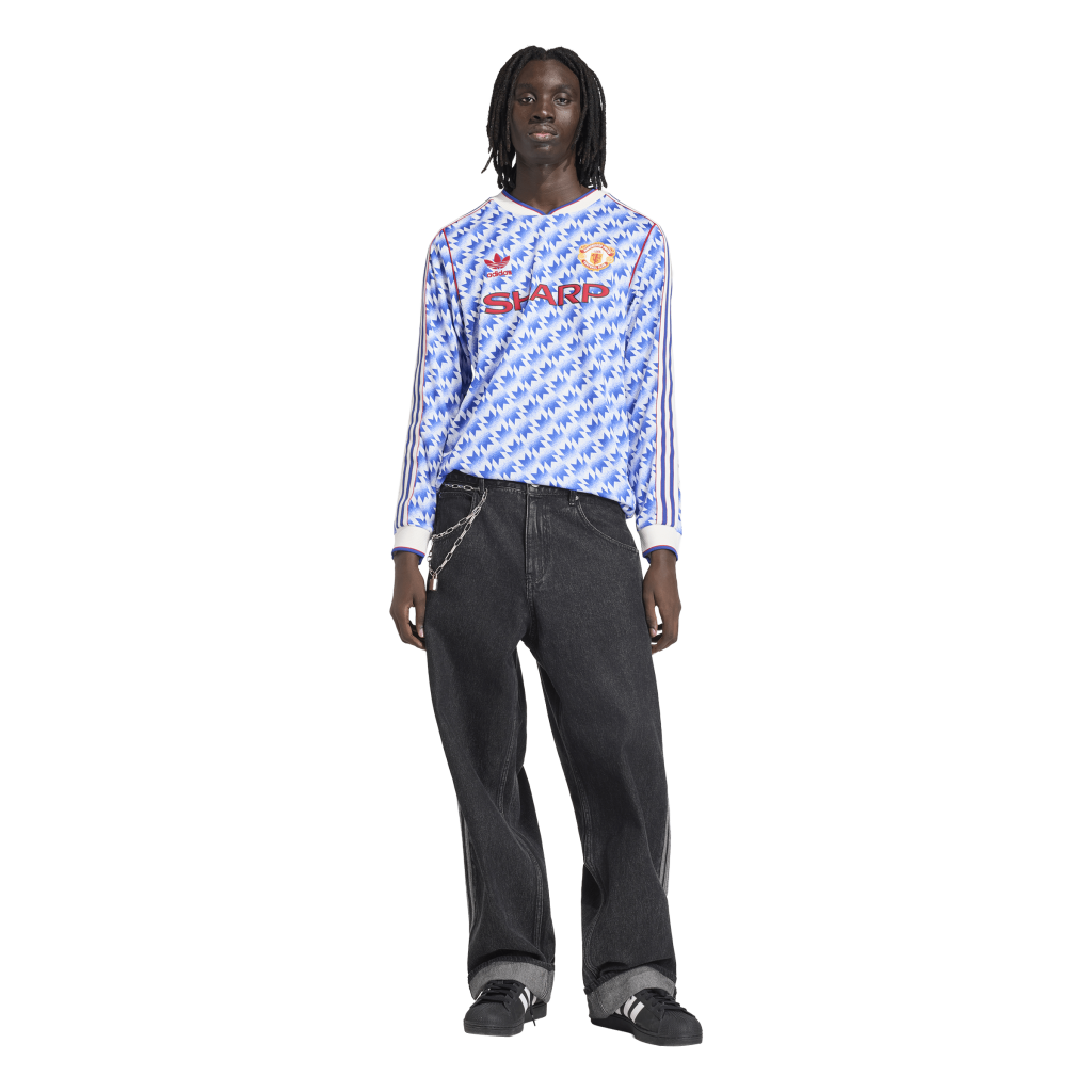 Manchester United 90/92 Long Sleeve Away Jersey (JM5498)