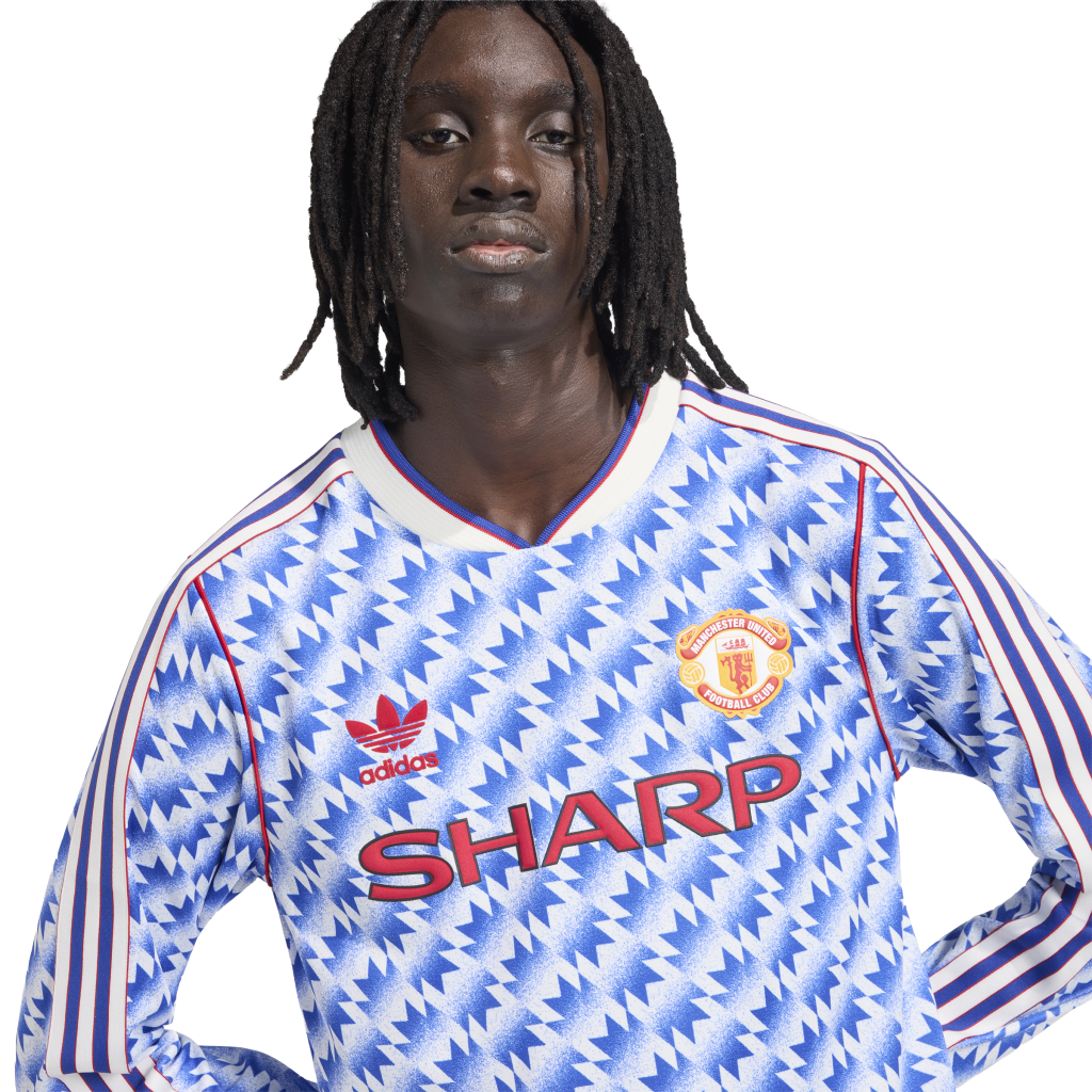 Manchester United 90/92 Long Sleeve Away Jersey (JM5498)