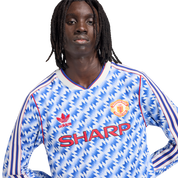 Manchester United 90/92 Long Sleeve Away Jersey (JM5498)