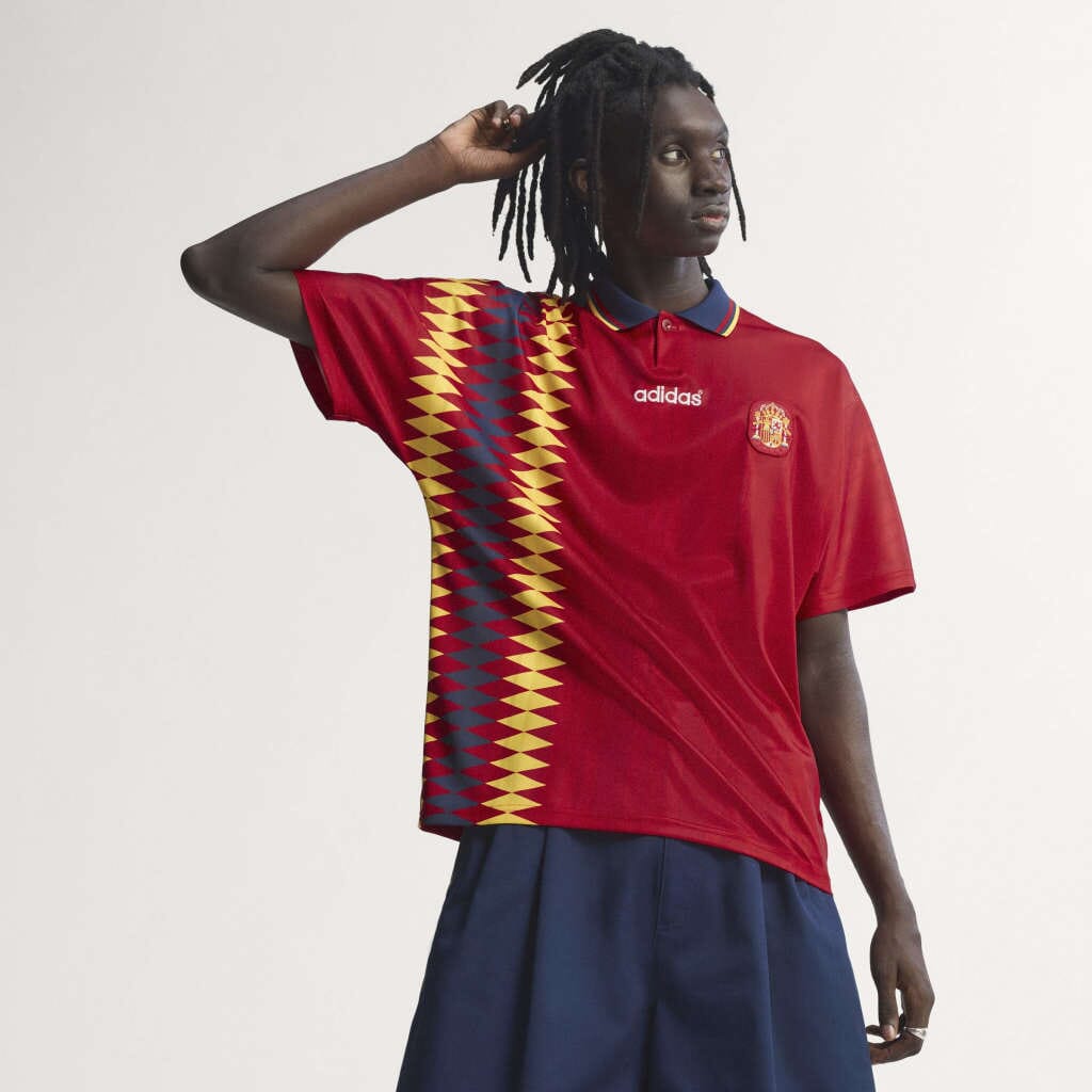 Spain 1994 Home Retro Jersey (JN3707) Apparel Adidas