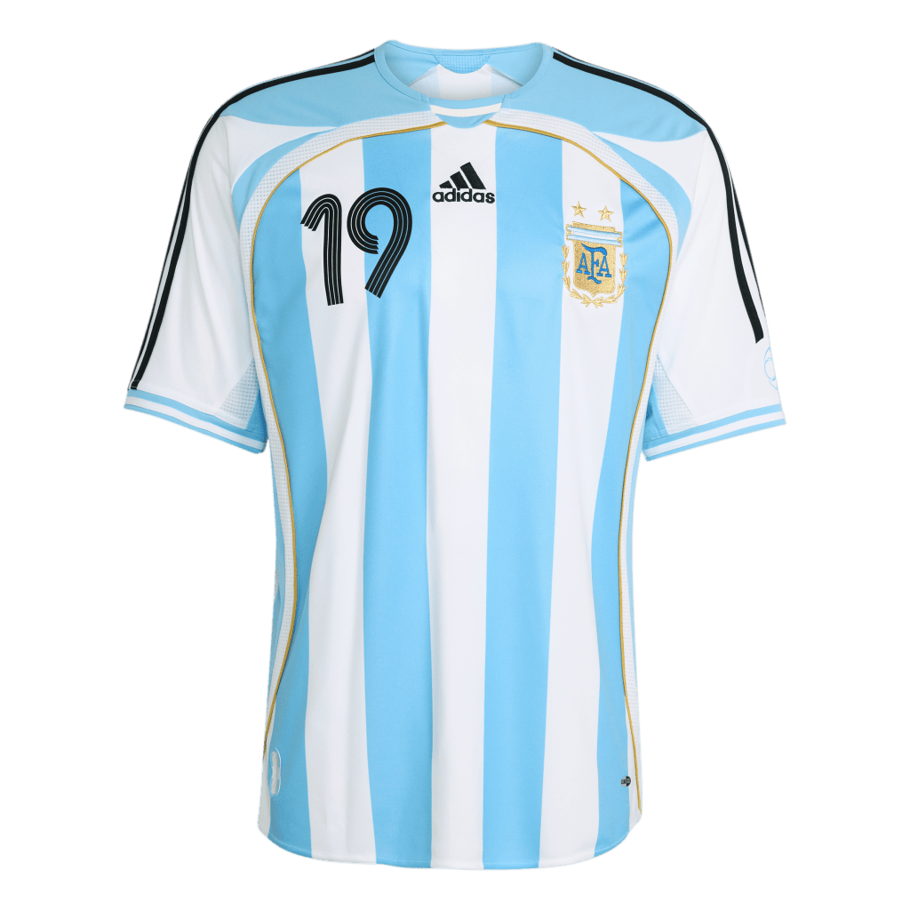 Argentina 2006 Home Jersey #Messi19 (JN3708) Apparel Adidas
