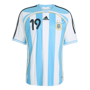 Argentina 2006 Home Jersey #Messi19 (JN3708) Apparel Adidas