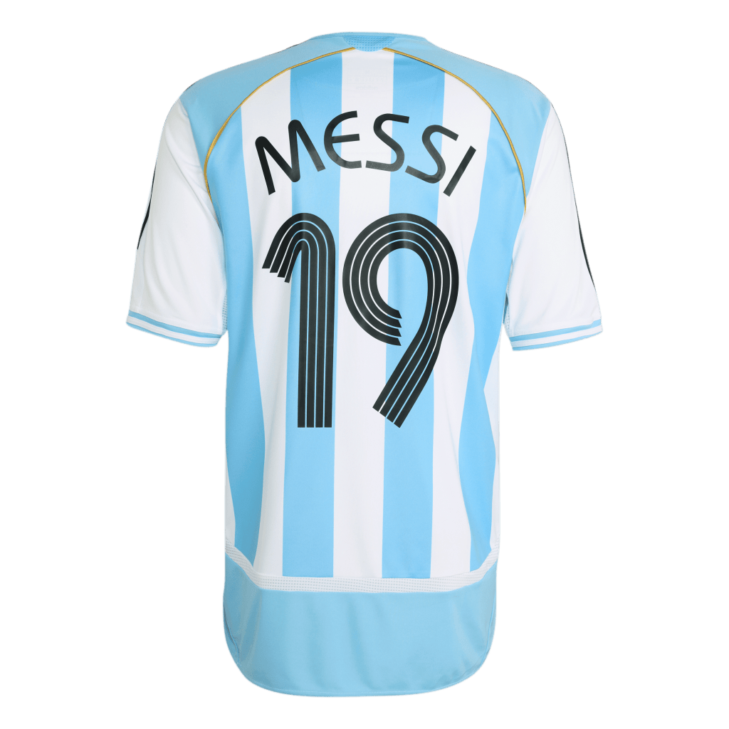 Argentina 2006 Home Jersey #Messi19 (JN3708) Apparel Adidas