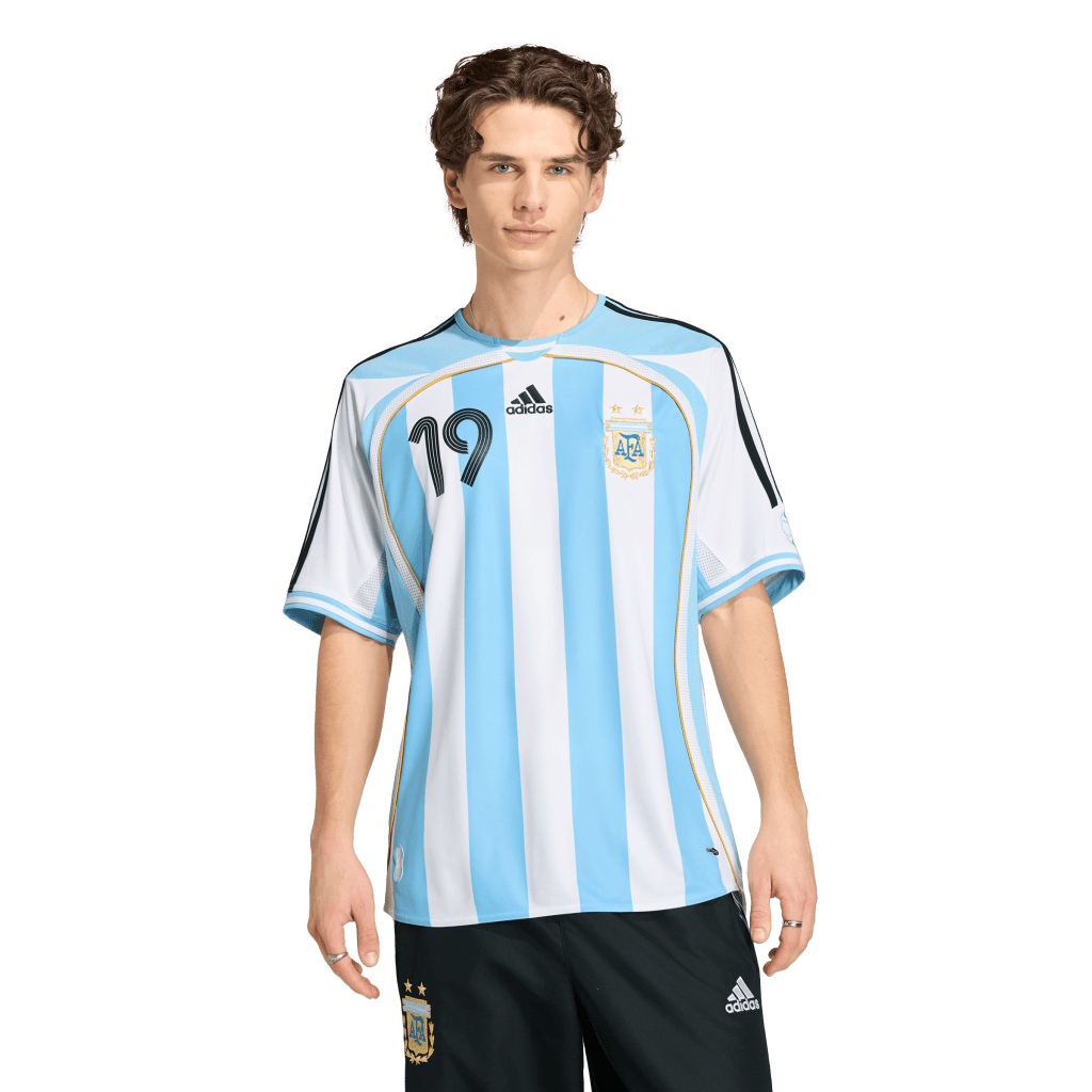 Argentina 2006 Home Jersey #Messi19 (JN3708) Apparel Adidas