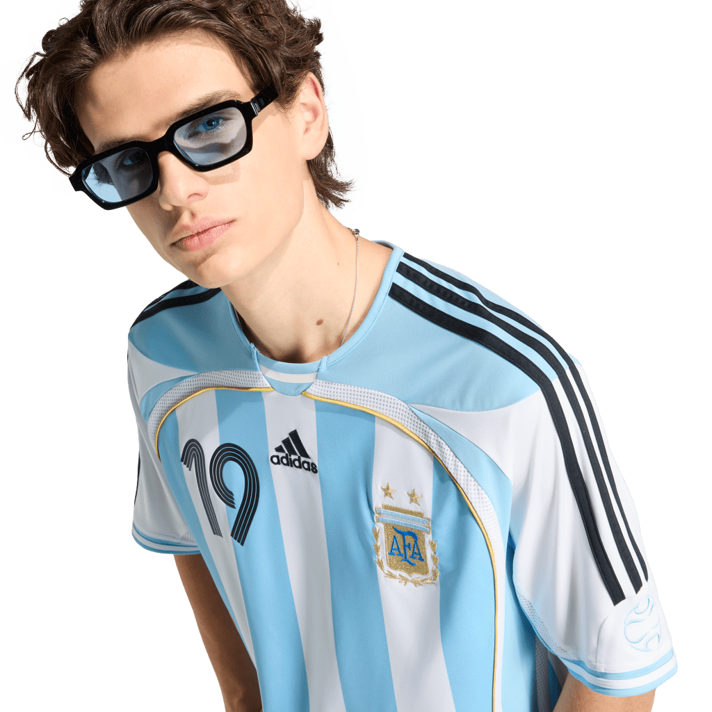 Argentina 2006 Home Jersey #Messi19 (JN3708) Apparel Adidas