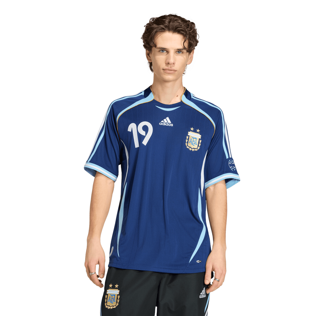 Argentina 2006 Away Jersey #Messi19 (JN3709) Apparel Adidas