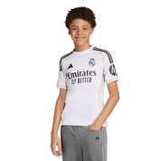 Real Madrid 25/26 Home Youth Jersey (JN8887) Apparel Adidas