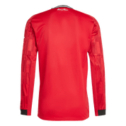 Manchester United 25/26 Long Sleeve Home Jersey (JP3037) Apparel Adidas