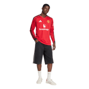 Manchester United 25/26 Long Sleeve Home Jersey (JP3037) Apparel Adidas