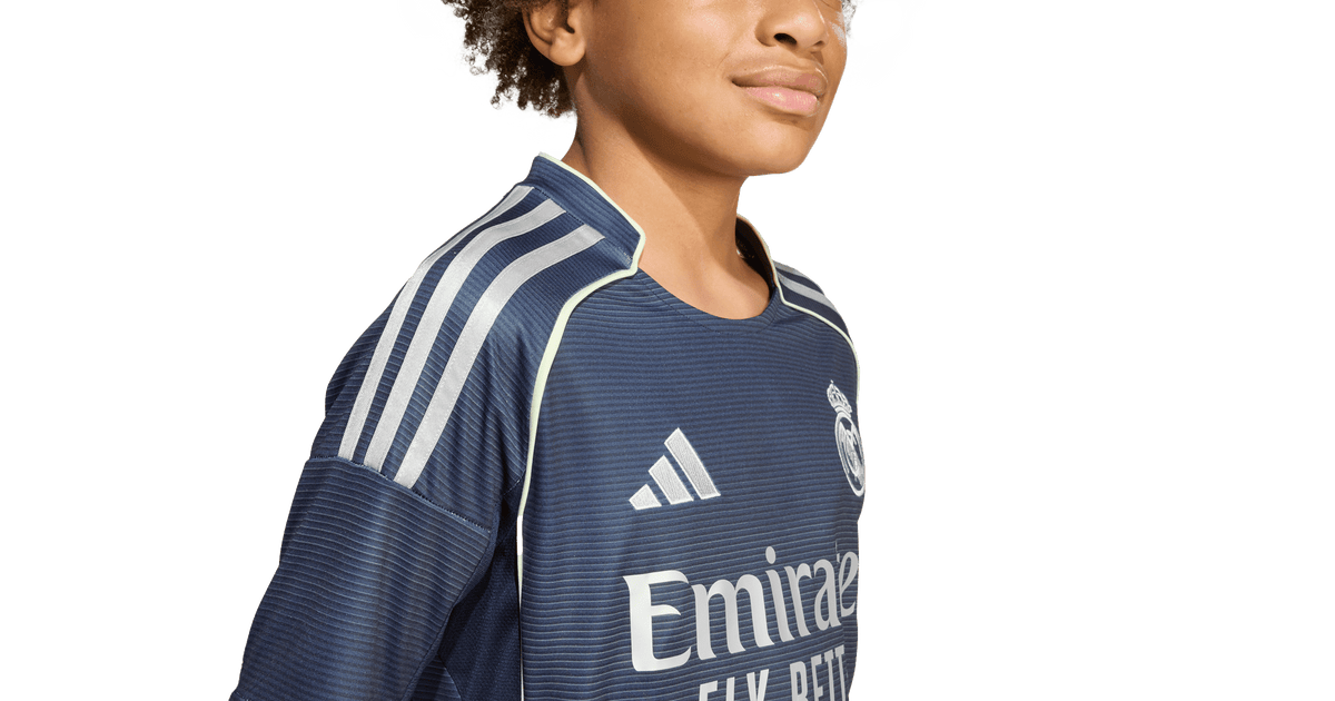 希少❗️Real Madrid adidas ネイビーシャツ XL Clothing - Jude Bellingham 3-Stripes Tee - Black | adidas Oman