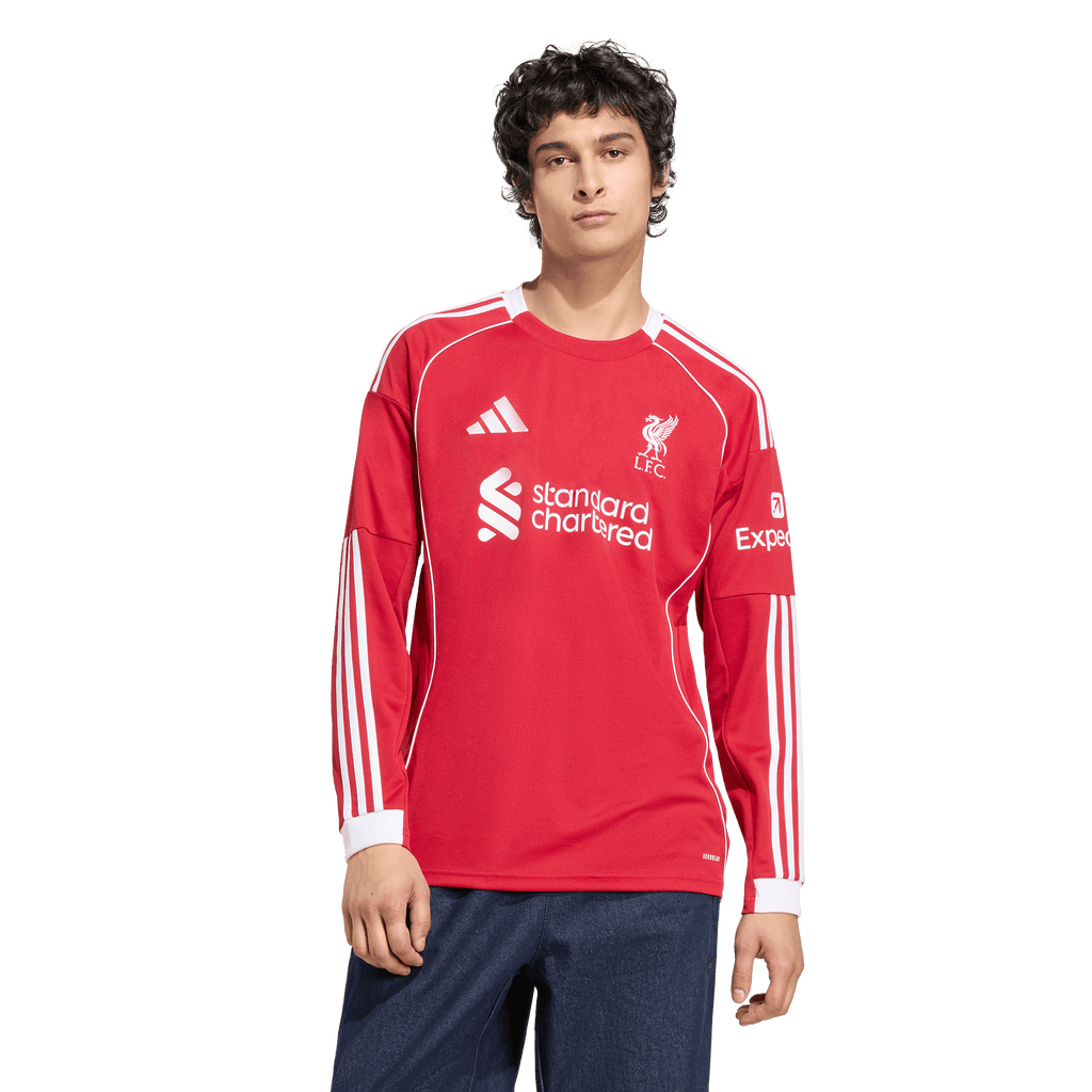 Liverpool FC 25/26 Long Sleeve Home Jersey (JV6456)