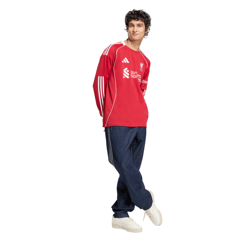 Liverpool FC 25/26 Long Sleeve Home Jersey (JV6456)