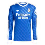 Real Madrid 25/26 Long Sleeve Third Jersey (JW4054) Apparel Adidas