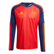 Spain 2026 Home Long Sleeve Jersey (JZ5786) Apparel Adidas