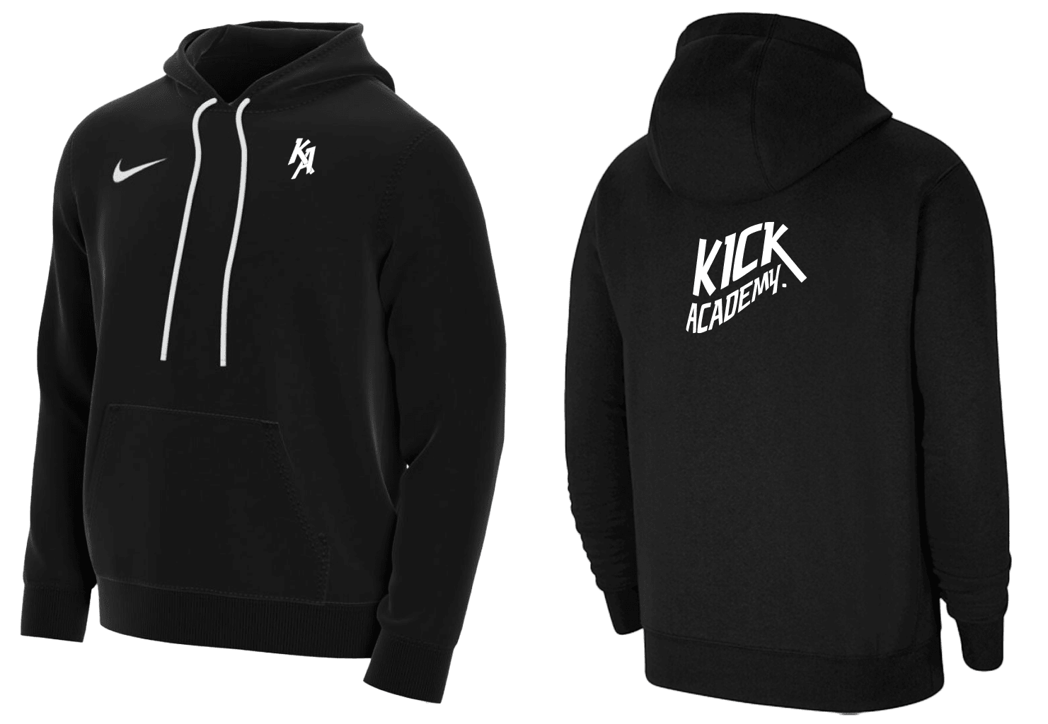 KICK ACADEMY Youth Park 20 Hoodie (CW6896-010) KICK ACADEMY Nike Club Zone