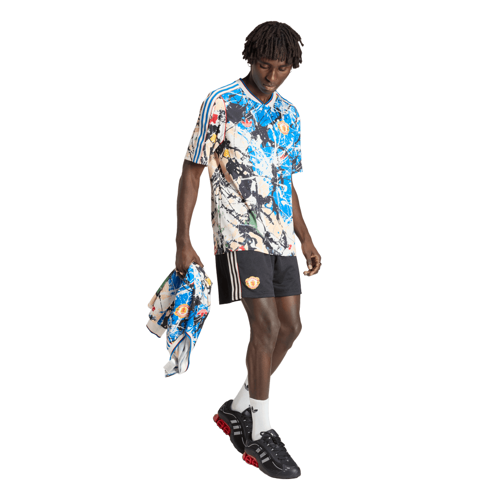 Manchester United Stone Roses Shorts (KC4443) Apparel Adidas