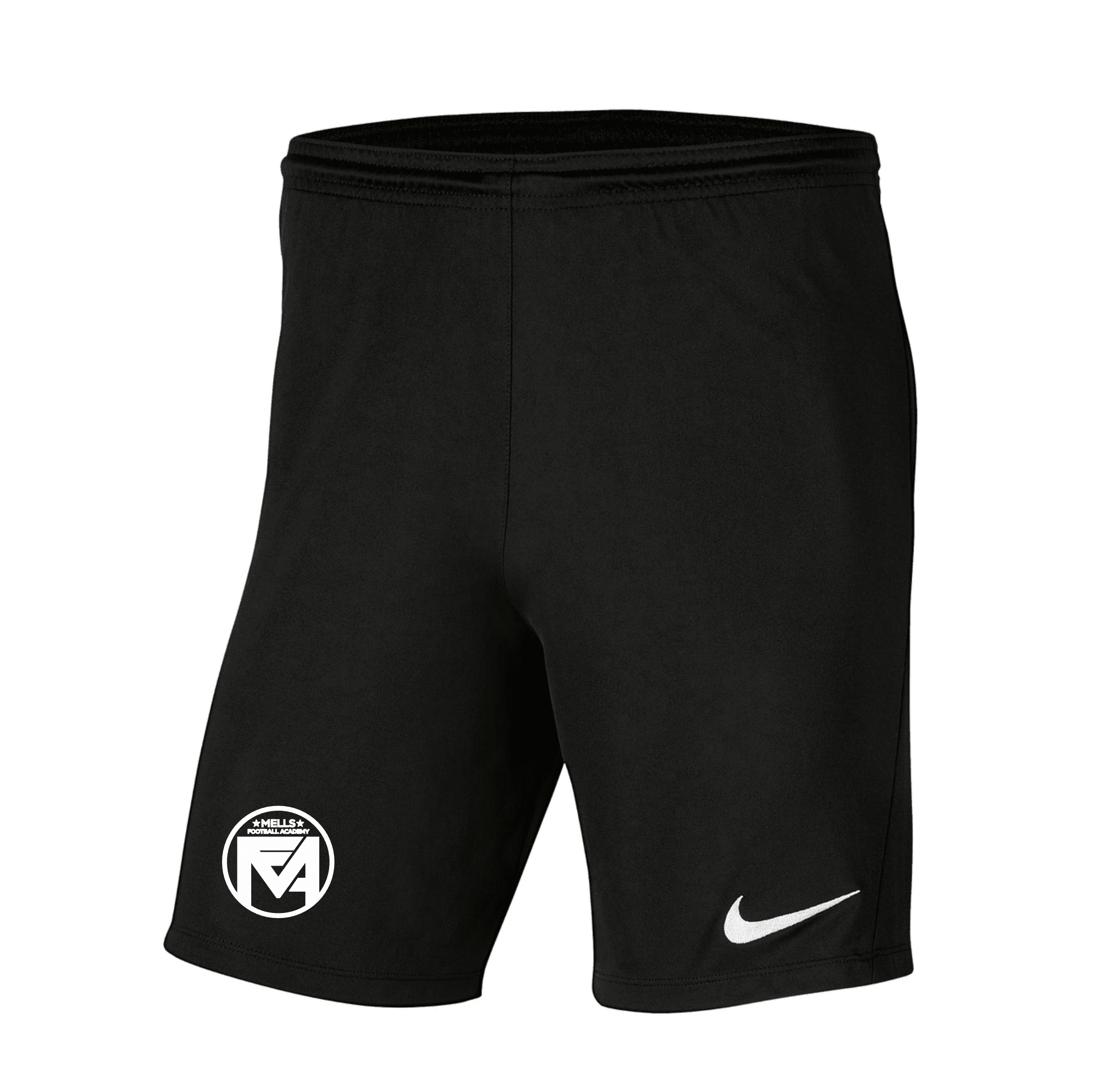 MELLS FOOTBALL ACADEMY Youth Park 3 Shorts (BV6865-010) MELLS FOOTBALL ACADEMY Nike Club Zone