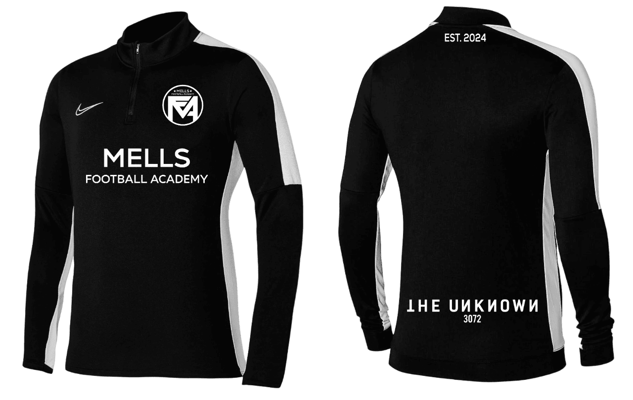 MELLS FOOTBALL ACADEMY Academy 23 Drill Top Youth (DR1356-010) MELLS FOOTBALL ACADEMY Nike Club Zone