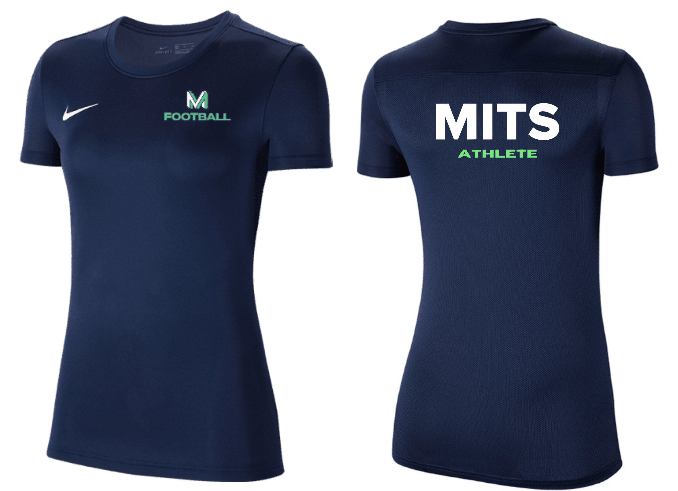 MITS FOOTBALL Women's Park 7 Jersey (BV6728-410) MITS Nike Club Zone