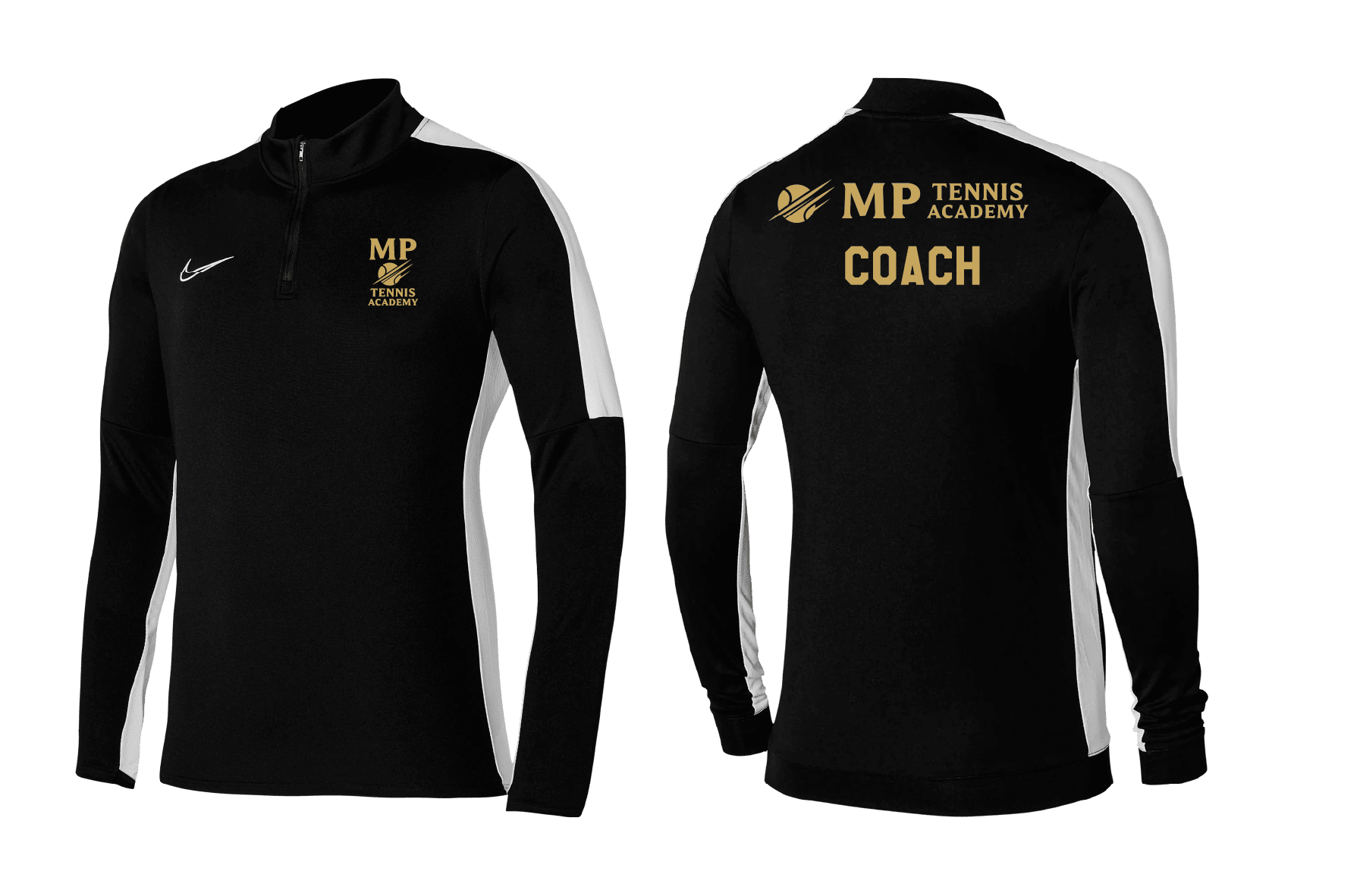 MP TENNIS ACADEMY COACH Men's Academy 23 Drill Top (DR1352-010) MP TENNIS ACADEMY Nike Club Zone