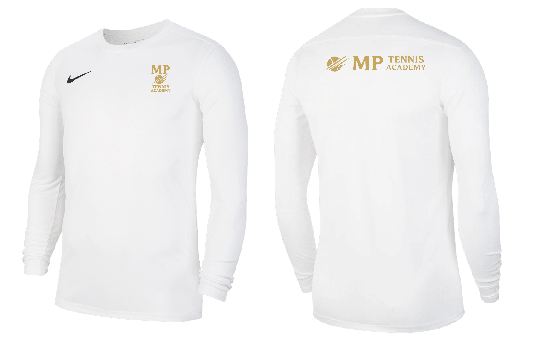 MP TENNIS ACADEMY PLAYER Men's Park 7 Long Sleeve Jersey (BV6706-100) MP TENNIS ACADEMY Nike Club Zone