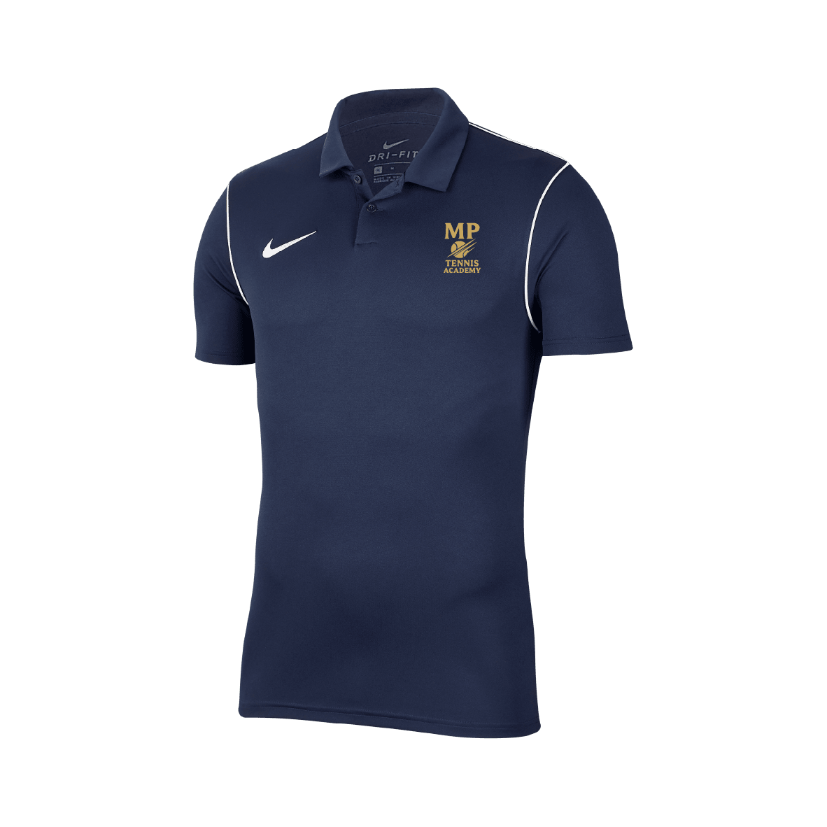 MP TENNIS ACADEMY COACH Men's Park 20 Polo (BV6879-410) MP TENNIS ACADEMY Nike Club Zone