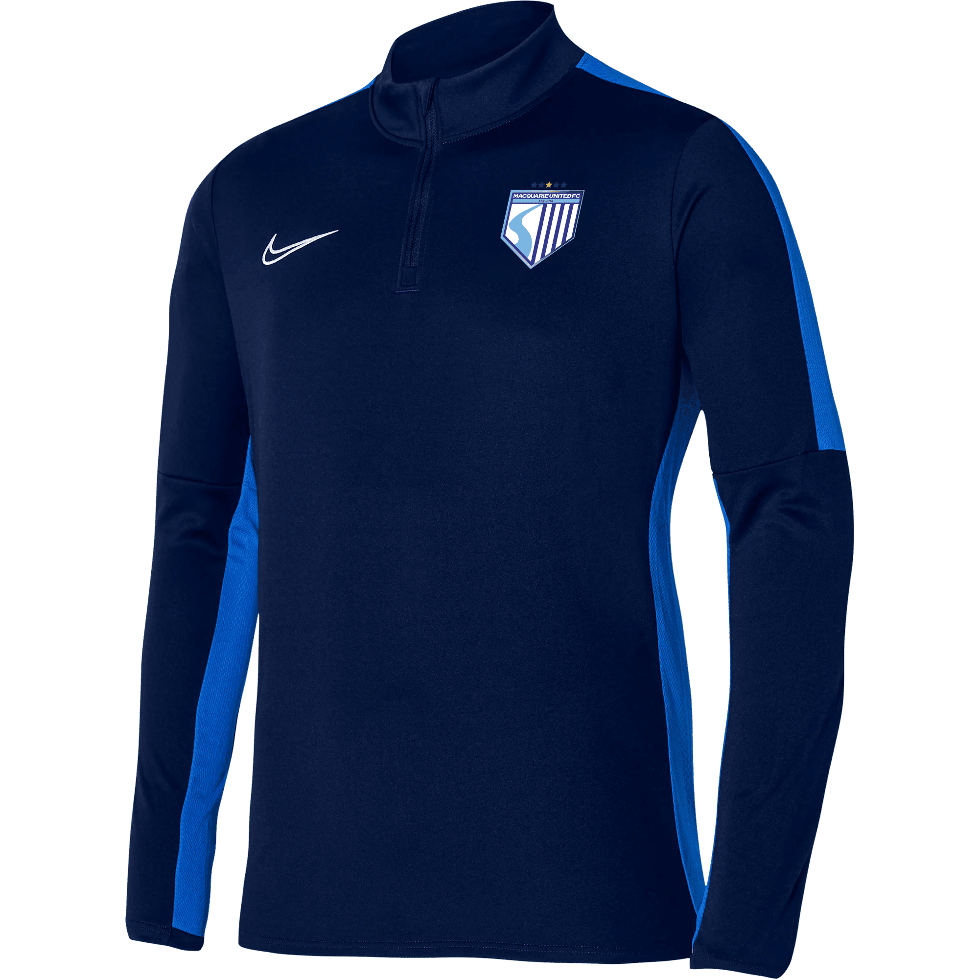 MACQUARIE UNITED FC Academy 23 Drill Top Youth (DR1356-451) MACQUARIE UNITED FC Nike Club Zone