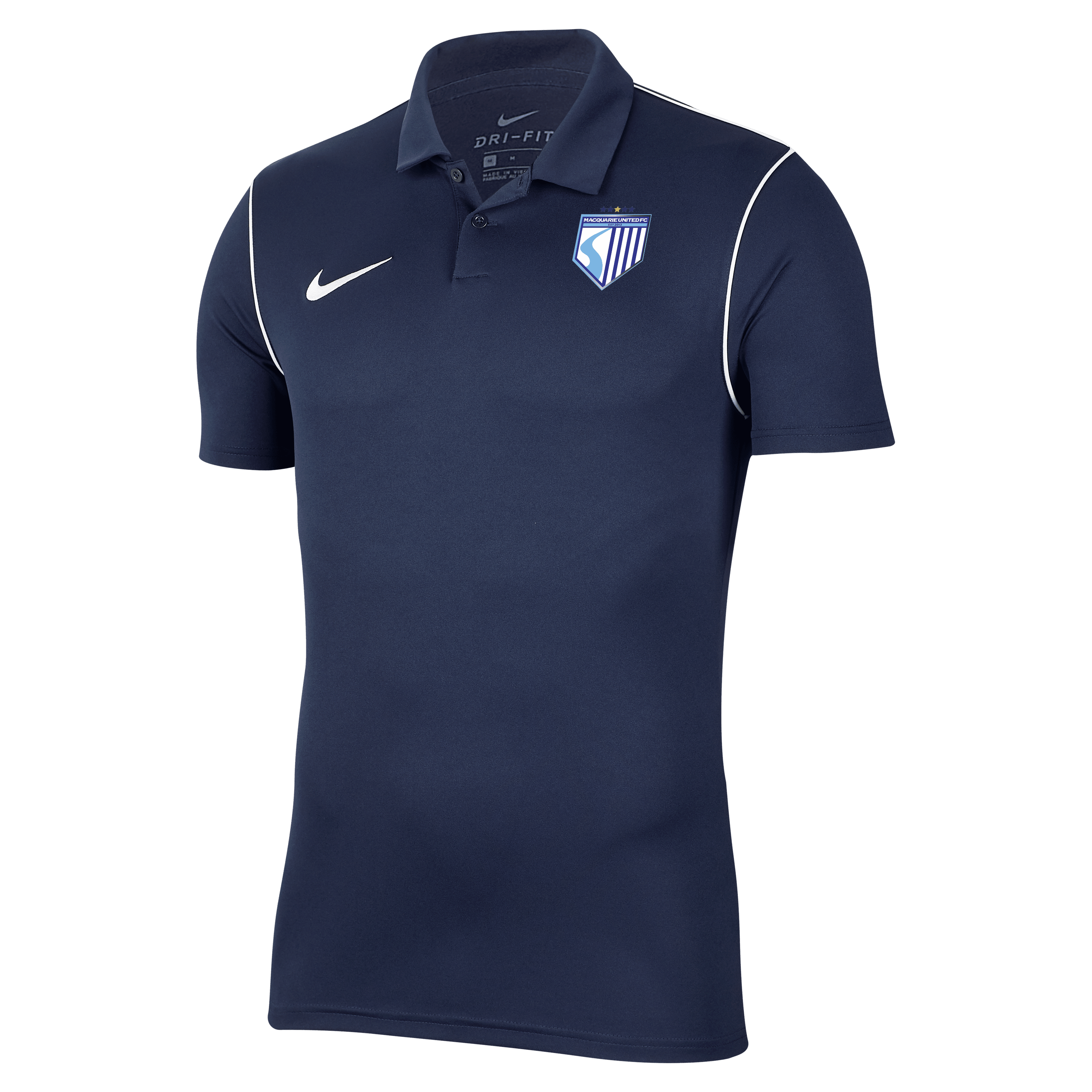 MACQUARIE UNITED FC Men's Park 20 Polo (BV6879-410) MACQUARIE UNITED FC Nike Club Zone