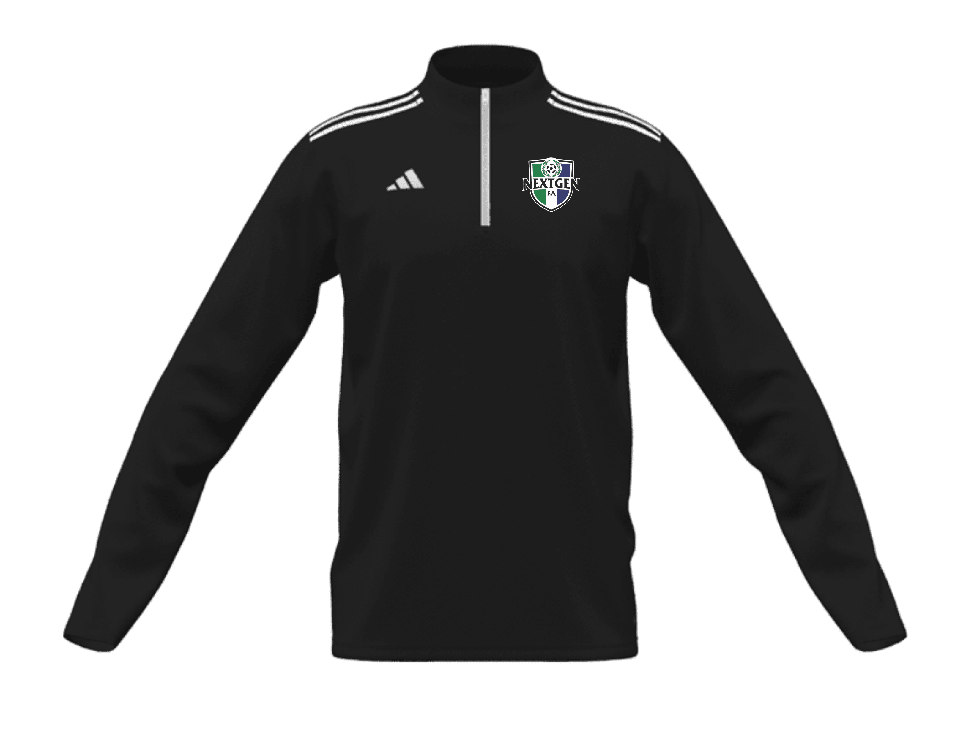 NEXTGEN FOOTBALL ACADEMY Mi Entrada 22 Midlayer Youth (IA0429-BLACK) NEXTGEN FOOTBALL ACADEMY Adidas Club Zone