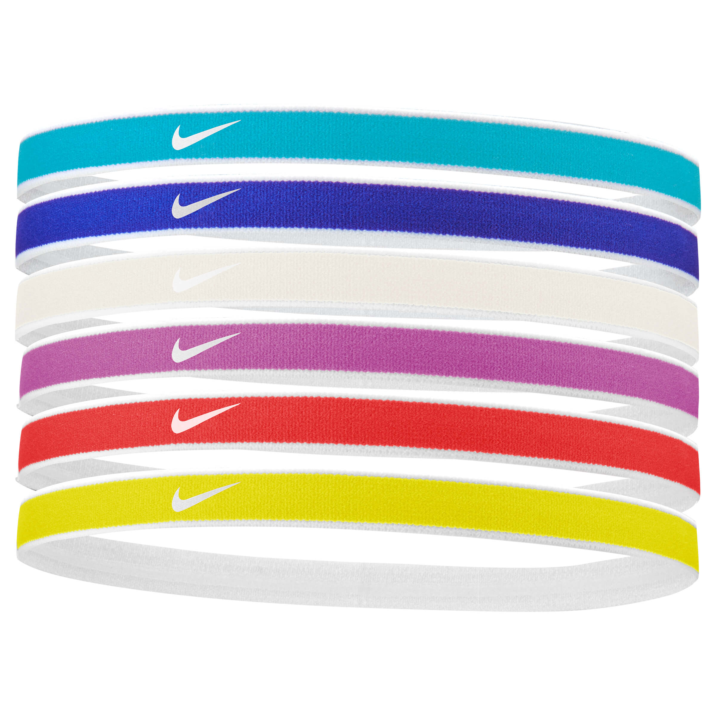 Swoosh Sport Tipped Headbands 6 Pack (N.100.2021.406.OS)