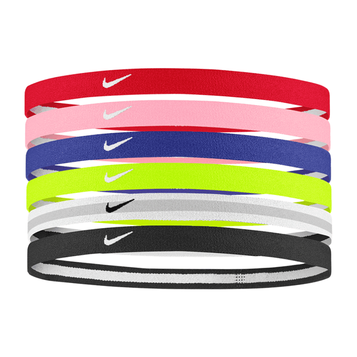 Youth Swoosh Sport Headbands 6 Pack (N.100.3042.966.OS) Equipment Headband Nike