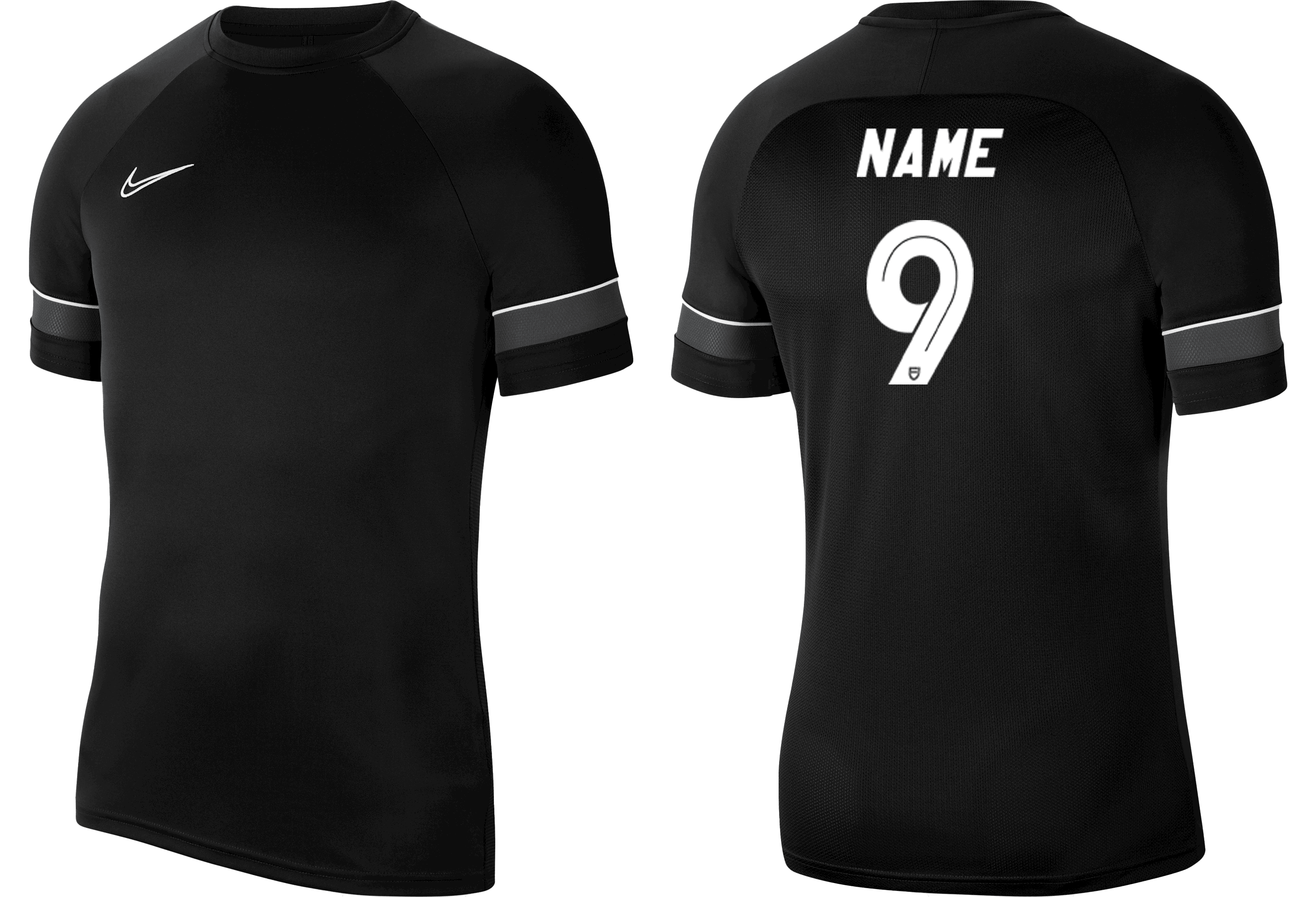 NORMANHURST 6 A SIDE Academy 21 Short Sleeve Soccer Top Youth (CW6103-014) NORMANHURST 6 A SIDE Nike Club Zone