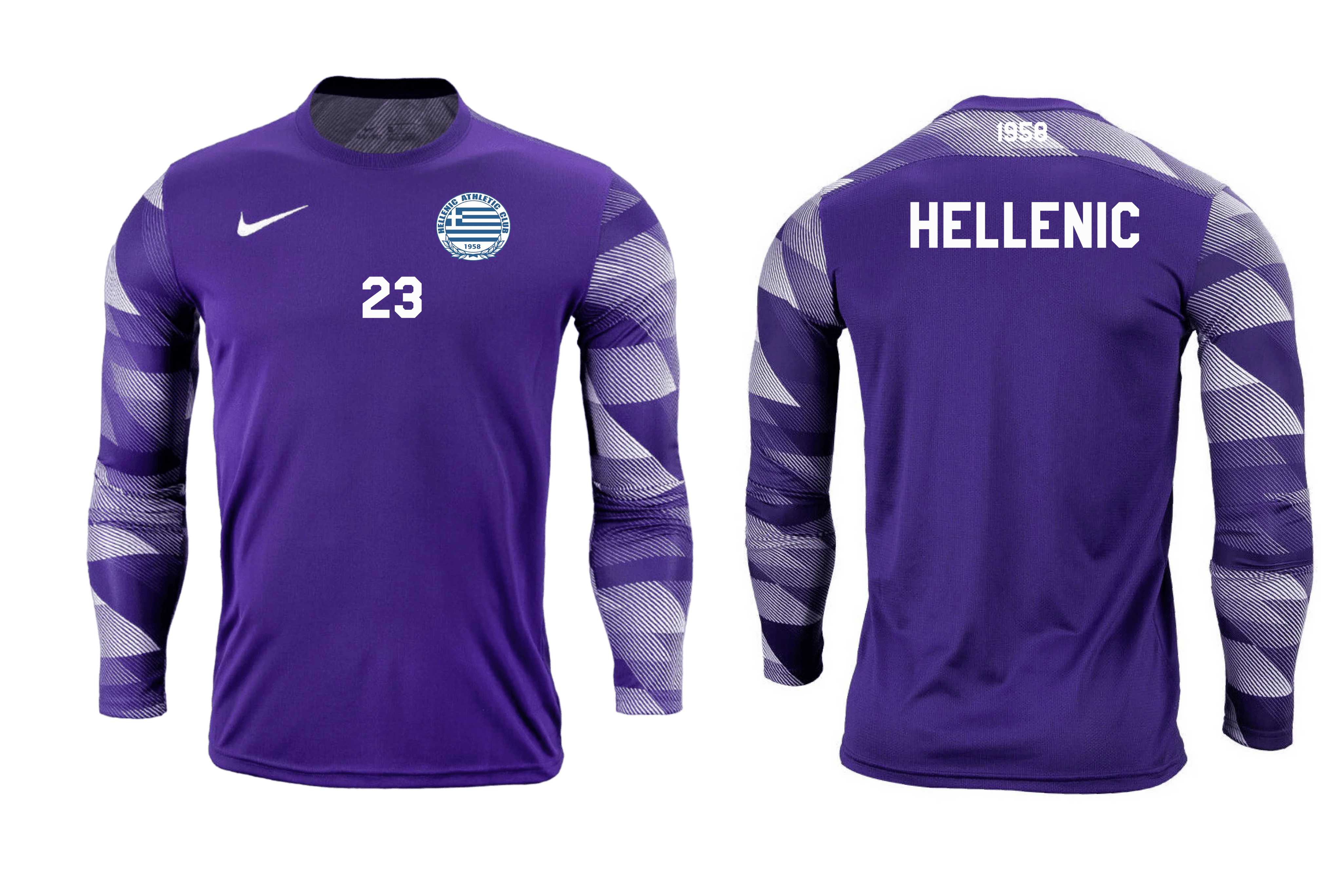 HELLENIC AC Youth Park 4 Goalkeeper Jersey (CJ6072-547) HELLENIC AC Nike Club Zone