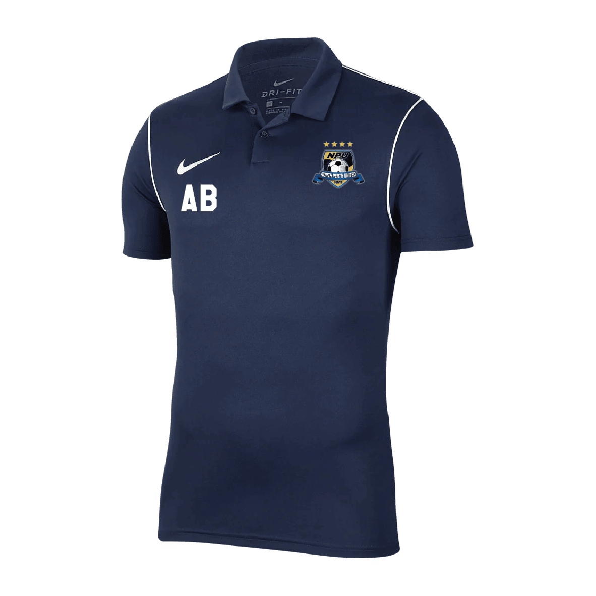 NORTH PERTH UNITED Men's Park 20 Polo (BV6879-410) NORTH PERTH UNITED Nike Club Zone